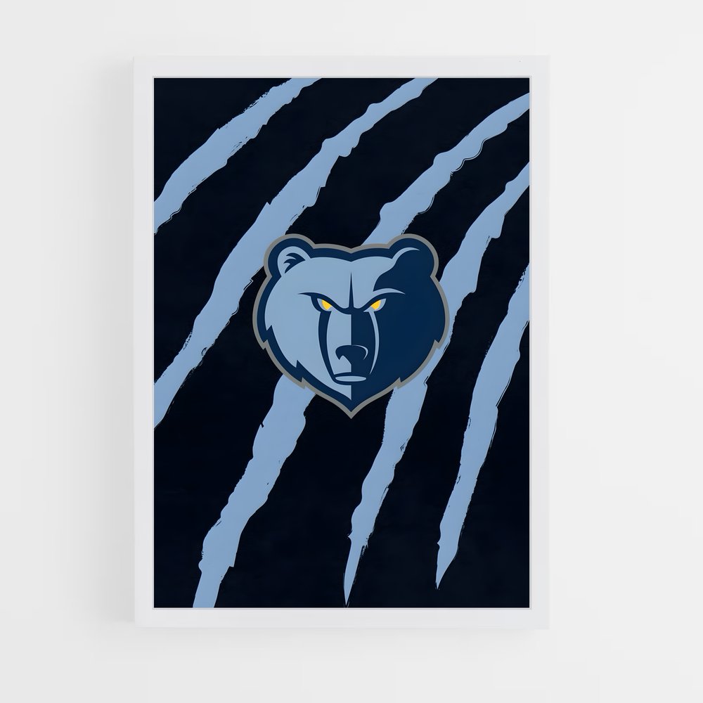 Poster Memphis de grizzlies – affiche Basketball (vue 3)